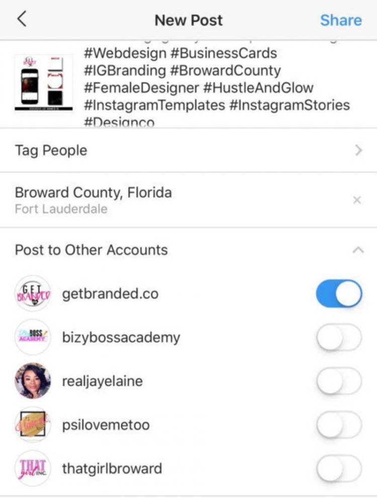 В Instagram теперь можно публиковать посты в несколько аккаунтов одновременно - но только на iOS