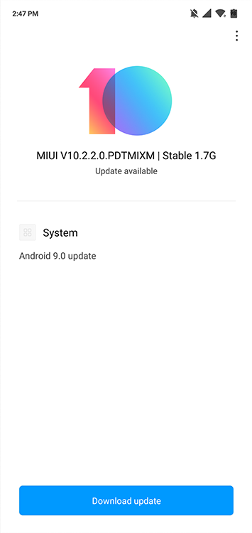 Xiaomi Mi 8 Lite получил глобальную версию MIUI 10