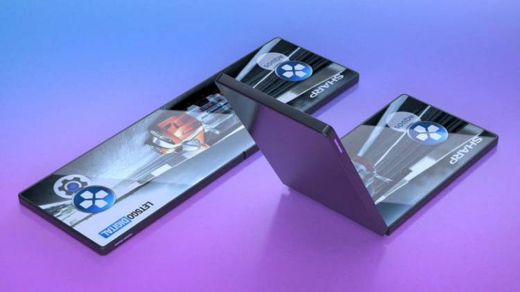 Sharp может выпустить игровой смартфон со складным дисплеем