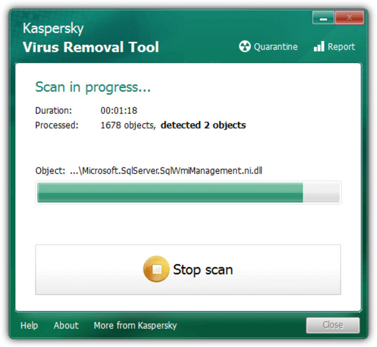 KVRT — kaspersky virus removal tool.