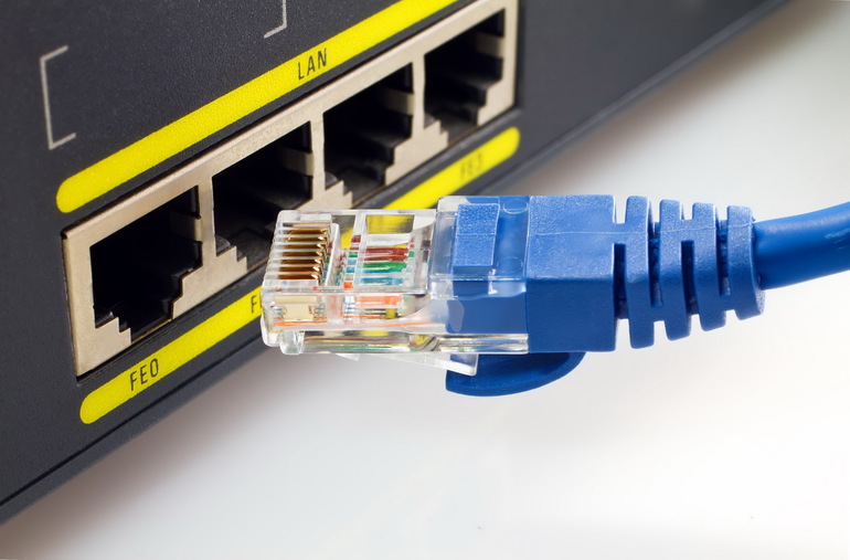 Как подсоединить интернет кабель 