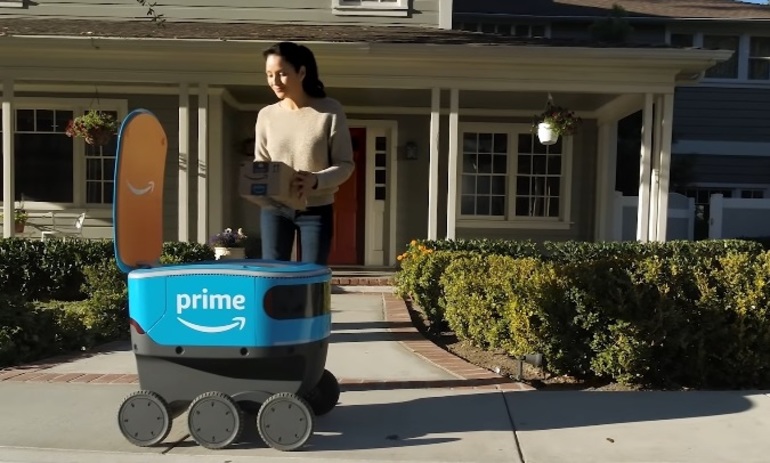 Робот-курьер Scout от Amazon