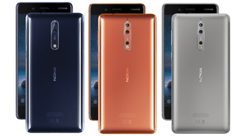 Цветовая гамма Nokia 8.1
