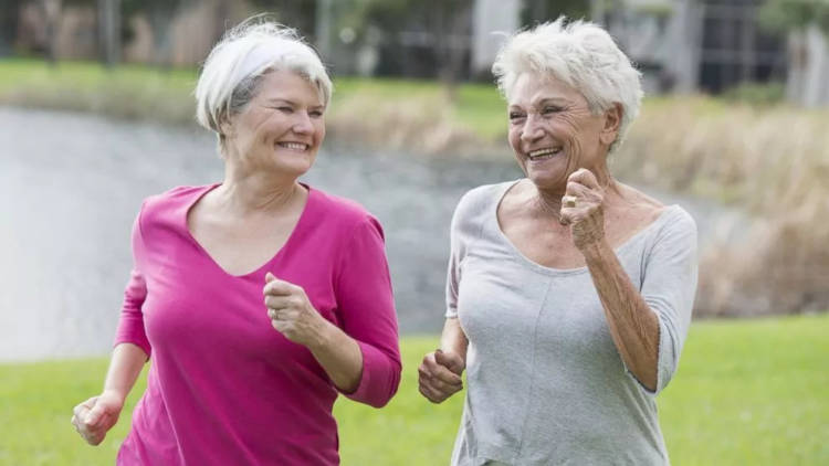 Healthy old ladies