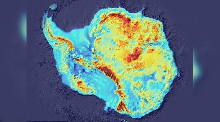 Antarctic without ice